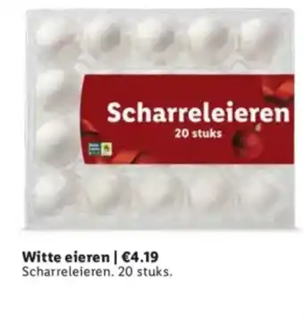 Lidl Witte eieren aanbieding