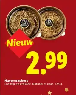 Lidl Havercrackers aanbieding