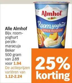 Albert Heijn Alle Almhof aanbieding