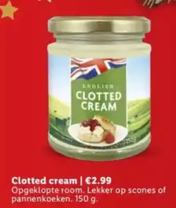 Lidl Clotted cream aanbieding