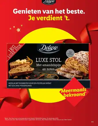 Lidl Deluxe Luxe stol aanbieding
