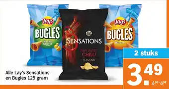 Albert Heijn Alle Lay's Sensations en Bugles aanbieding