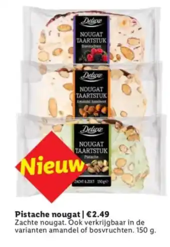 Lidl Pistache nougat aanbieding