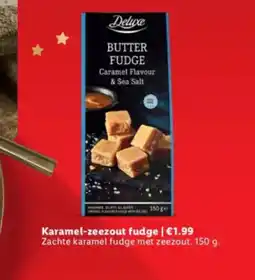 Lidl Karamel-zeezout fudge aanbieding
