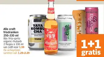 Albert Heijn Alle Craft Frisdranken aanbieding