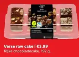 Lidl Verse raw cake aanbieding