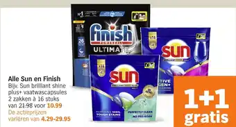 Albert Heijn Alle Sun en Finish aanbieding