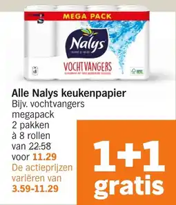 Albert Heijn Alle Nalys Keukenpapier aanbieding