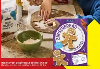 Lidl Bakmix voor gingerbread cookies aanbieding