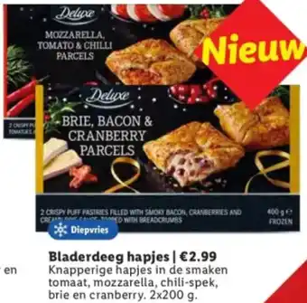 Lidl Bladerdeeg hapjes aanbieding