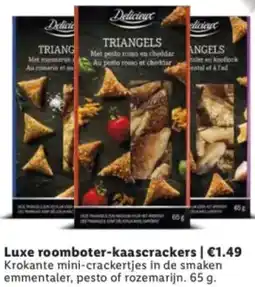 Lidl Luxe roomboter-kaascrackers aanbieding