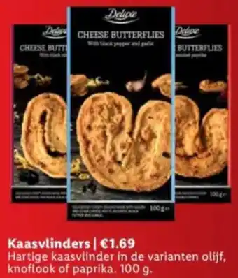 Lidl Kaasvlinders aanbieding