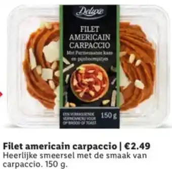Lidl Filet americain carpaccio aanbieding