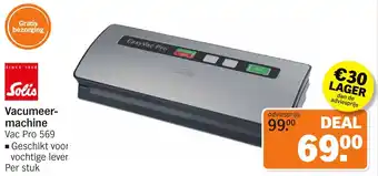 Albert Heijn Solis Vacumeermachine aanbieding