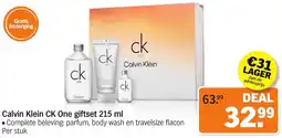 Albert Heijn Calvin Klein CK One giftset aanbieding