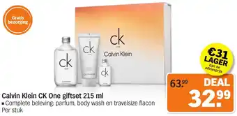 Albert Heijn Calvin Klein CK One giftset aanbieding