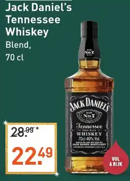 Albert Heijn Jack Daniel's Tennessee Whiskey Blend aanbieding