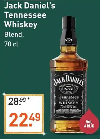 Albert Heijn Jack Daniel's Tennessee Whiskey Blend aanbieding