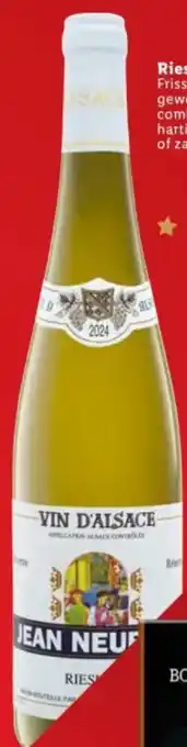 Lidl Riesling aanbieding