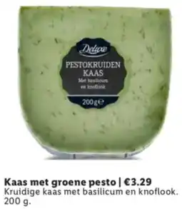 Lidl Kaas met groene pesto aanbieding