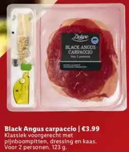 Lidl Black Angus carpaccio aanbieding