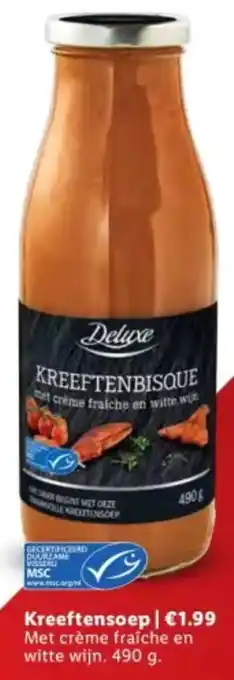 Lidl Kreeftensoep aanbieding