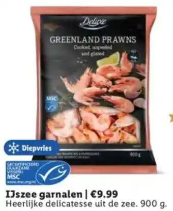 Lidl IJszee garnalen aanbieding