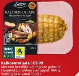 Lidl Kalkoenrollade aanbieding