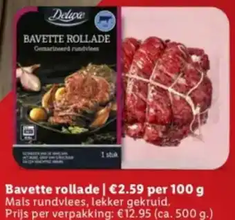 Lidl Bavette rollade aanbieding