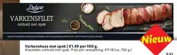 Lidl Varkenshaas met spek aanbieding