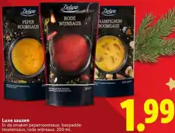Lidl Luxe sauzen aanbieding