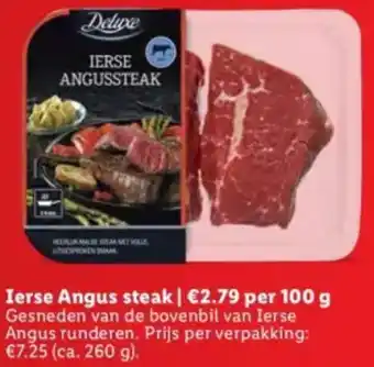 Lidl Ierse Angus steak aanbieding