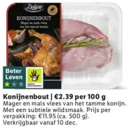 Lidl Konijnenbout aanbieding