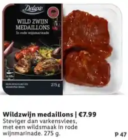 Lidl Wildzwijn medaillons aanbieding