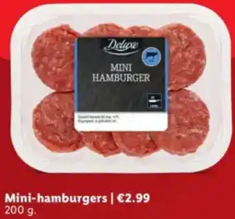 Lidl Mini-hamburgers aanbieding