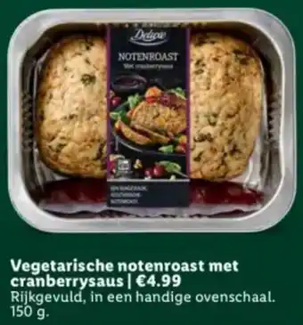 Lidl Vegetarische notenroast met cranberrysaus aanbieding