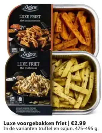 Lidl Luxe voorgebakken friet aanbieding