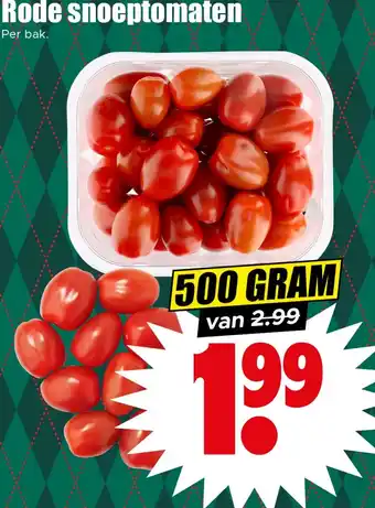Dirk Rode snoeptomaten aanbieding