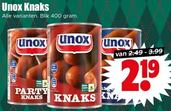 Dirk Unox Knaks aanbieding