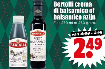 Dirk Bertolli crema di balsamico of balsamico azijn aanbieding