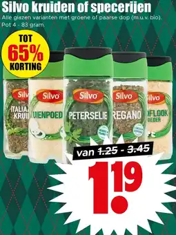 Dirk Silvo kruiden of specerijen aanbieding