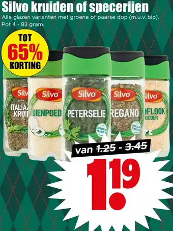 Dirk Silvo kruiden of specerijen aanbieding