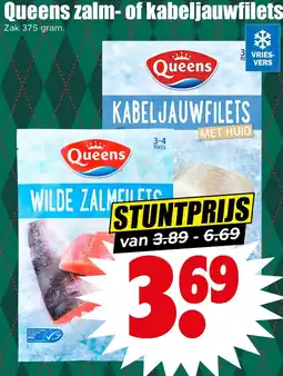 Dirk Queens zalm of kabeljauwfilets aanbieding
