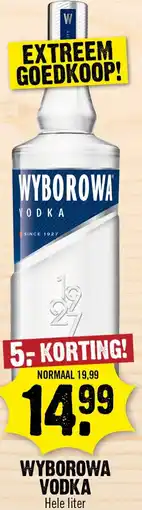 Dirk Wyborowa Vodka aanbieding