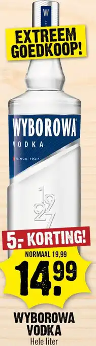 Dirk Wyborowa Vodka aanbieding