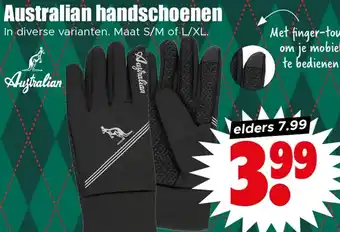 Dirk Australian handschoenen aanbieding