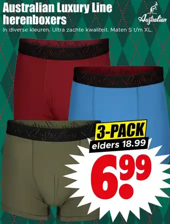 Dirk Australian Luxury Line herenboxers aanbieding
