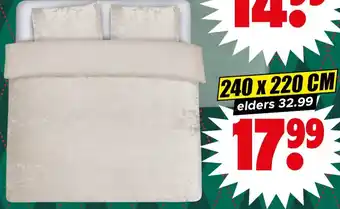 Dirk Velvet dekbedovertrek aanbieding