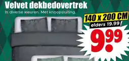 Dirk Velvet dekbedovertrek aanbieding