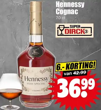 Dirk Hennessy Cognac aanbieding